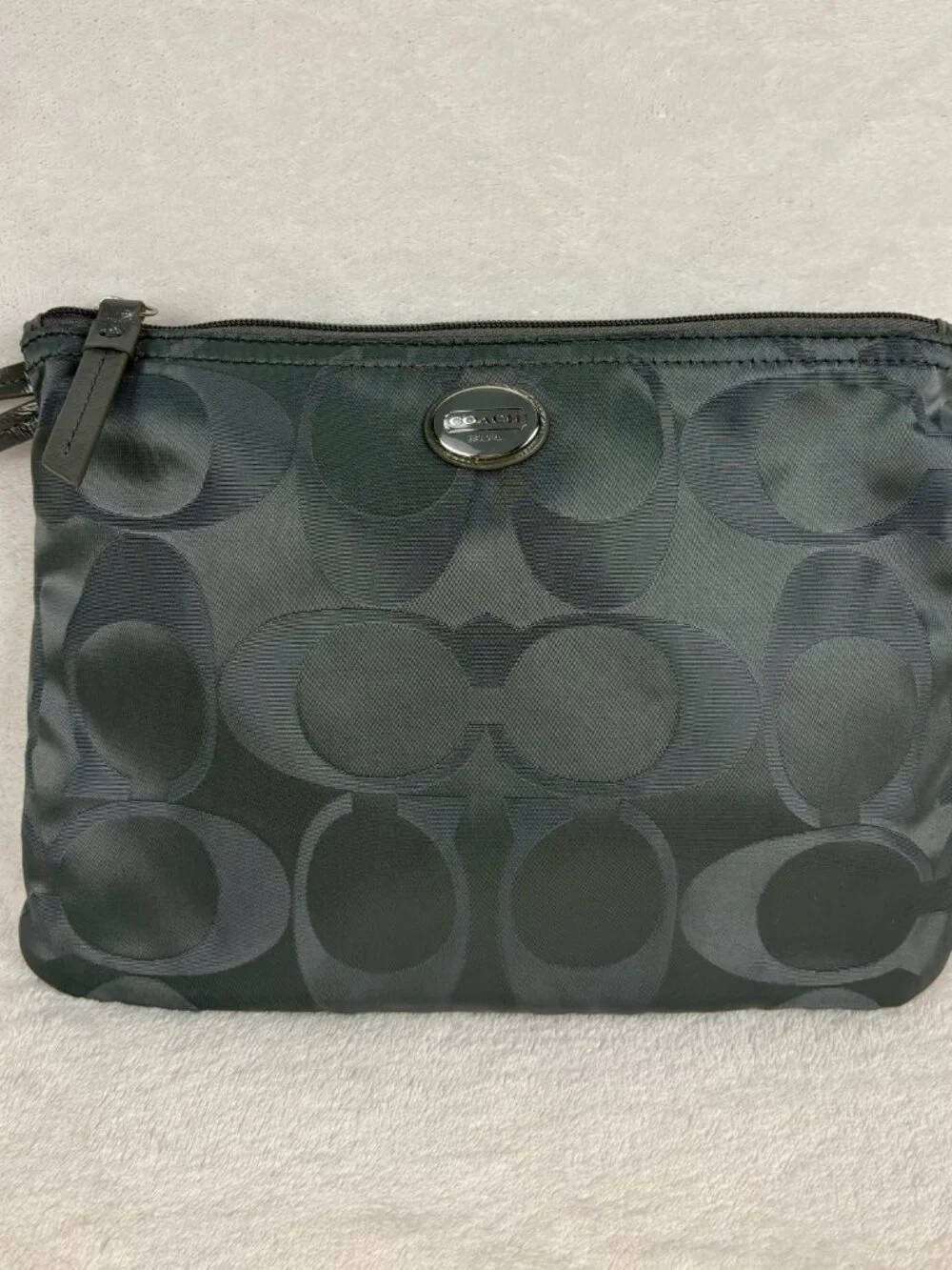Coach Getaway Signature Nylon Packable Weekender Tote and Pouch with Scarf